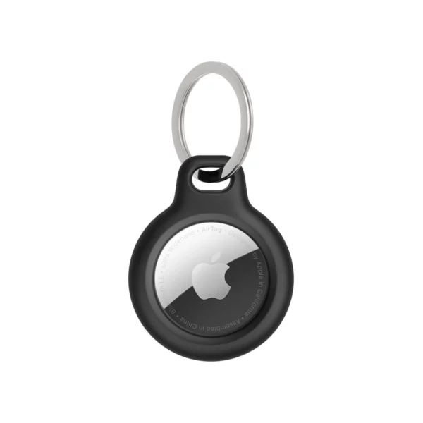 Durable Black AirTag Secure Holder